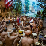 miniature model of cordillerans