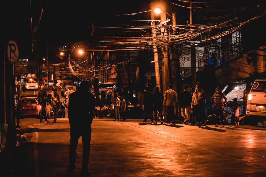 Baguio Market at Night